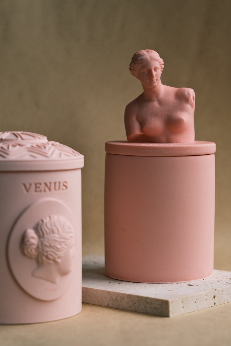 Bougie en bocal - Venus sculpture